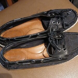 Coach Women's Black Loafers